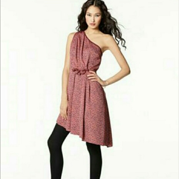 rachel roy one shoulder dress